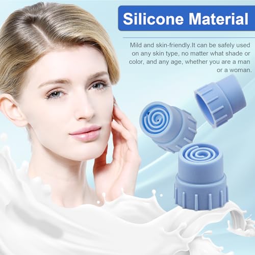 Elitzia 24 Pcs Silicone Vortex Dermabrasion Tips for Face - Pack of 24
