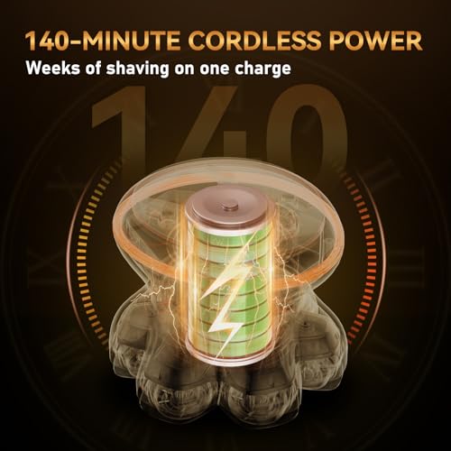 MAXGROOM¢ç PRO 7D Electric Head Shaver for Bald Men ? Electric Razor with 7D Flexible Skin-Friendly Blades, Long Battery Life, IPX6 Waterproof, LED Display, 2 Speed Settings, Premium Gifts for Men