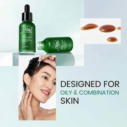 Olive Therapy Face Serum - Acne & Oil Control with 22% Olive Extracts – 0.5 Fl Oz