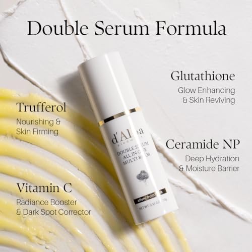 d'alba Piedmont White Truffle All-in-One Serum & Multi Balm 0.35 oz - Nourishing Anti-Aging Skincare