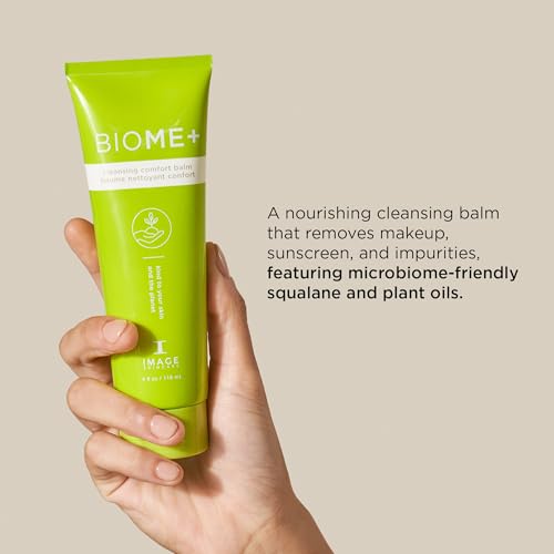 IMAGE Skincare BIOME+ Cleansing Comfort Balm 4oz - Microbiome-Friendly Gentle Cleanser