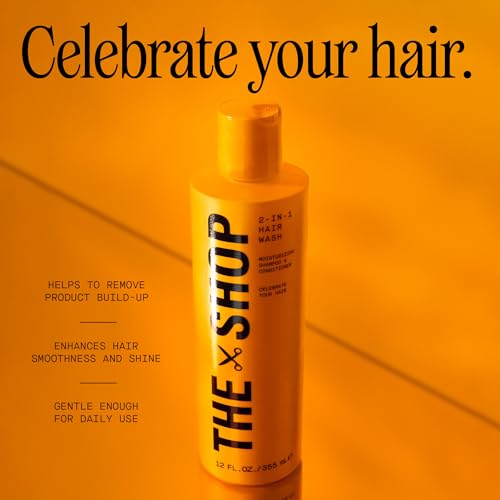 The Shop by LeBron James Hair Bundle with Beard Cream 2-in-1 Moisturizing Shampoo & Conditioner, Hair Pomade
