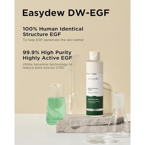 EASYDEW Barrier Repair Toner - PHA Face Toner for Smooth, Moisturized Skin - Ideal for Dry and Irritated Skin, 6.76 fl.oz