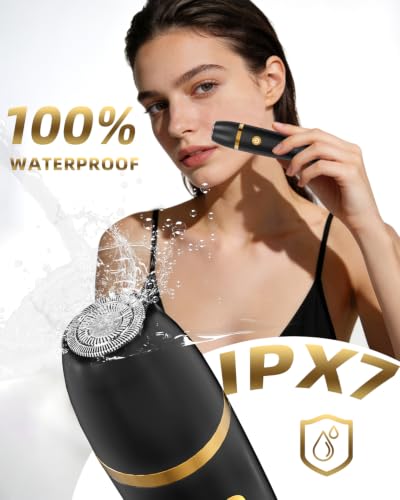 Ufree 3-in-1 Bikini & Facial Trimmer Electric Razor for Women - Black Gold