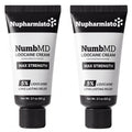 Numbing Cream Maximum Strength 2 Pack - Long Lasting Relief with Menthol, Arnica & Emu Oil - 60ml Tube
