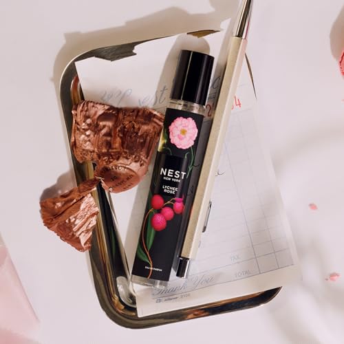 NEST New York Lychee Rose Eau de Parfum 0.27 Fl Oz - Vegan & Cruelty-Free