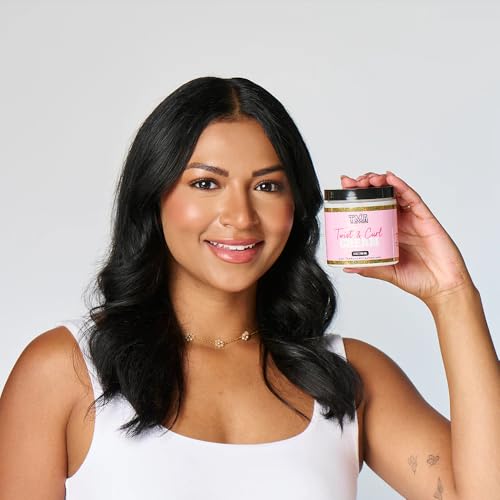 The Mane Attraction Twist & Curl Defining Cream 8oz - Lightweight Frizz Control for Natural Hair