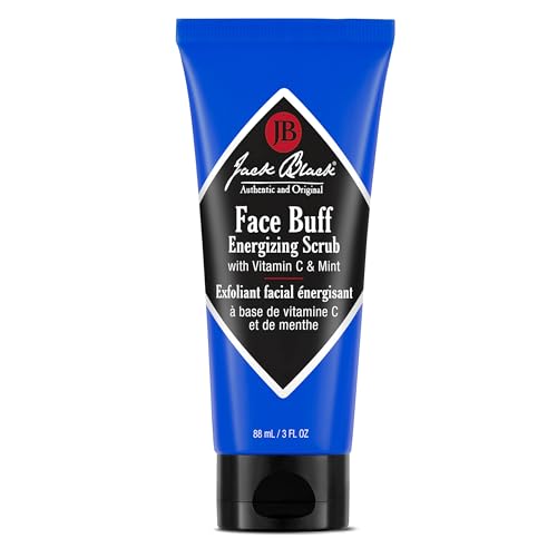 Men's Face Buff Energizing Exfoliating Scrub 3 Fl Oz - Pre-Shave Face Wash & Exfoliant