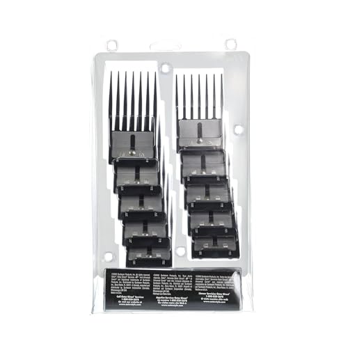 Oster Universal Comb Set for Clippers – 10 Sizes with Storage Case