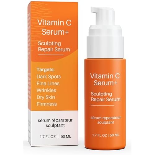 LeVaye Vitamin C Serum, Anti-Aging Face Serum ? 15% Vitamin C, Ferulic Acid, Niacinamide, Hyaluronic Acid, Peptides, Ceramides ? Targets Wrinkles, Fine Lines, Dark Spots, Enlarged Pores, Dry Skin