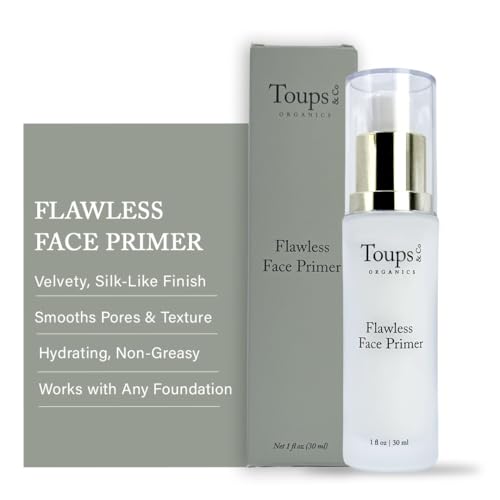 Toups & Co Flawless Face Primer | Velvety Smooth, Silk-Like Finish | Pore-Minimizing, Hydrating & Antioxidant-Rich | Non-Comedogenic, Humidity-Proof Base for Any Foundation