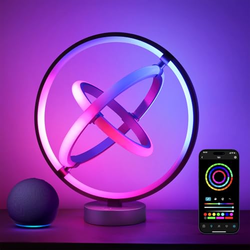 Lepro TB1 AI Smart Table Lamp - Planets RGB+IC Color Changing Desk Light