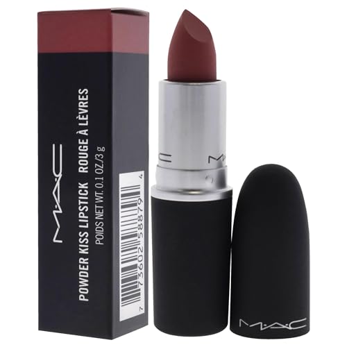 MAC Powder Kiss Lipstick Brickthrough 0.1 oz - Moisture Matte Lip Color - Variation of THIS listing