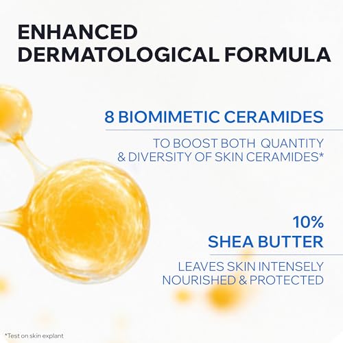 Uriage Xémose C8+ Lipid-Replenishing Body Cream 13.5 Fl Oz for Very Dry Skin