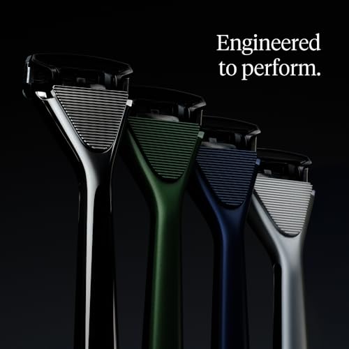 Essential Razor for Men, Handle + 2 Razor Blade Refills, Precision Trim Edge (Dusk)