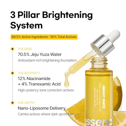 Brightening Facial Serum with Niacinamide & Vitamin C - Hydrating Anti-Pigmentation Formula