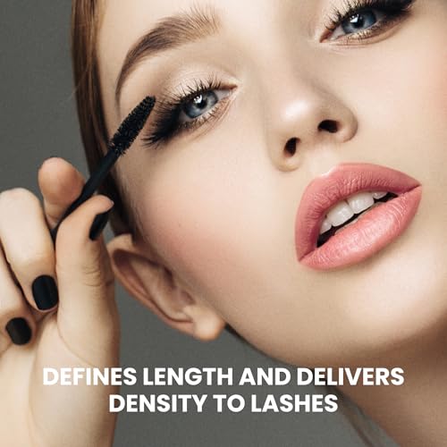 POISE Waterproof HD Mascara - Long-Lasting, Volumizing & Smudge-Proof Black
