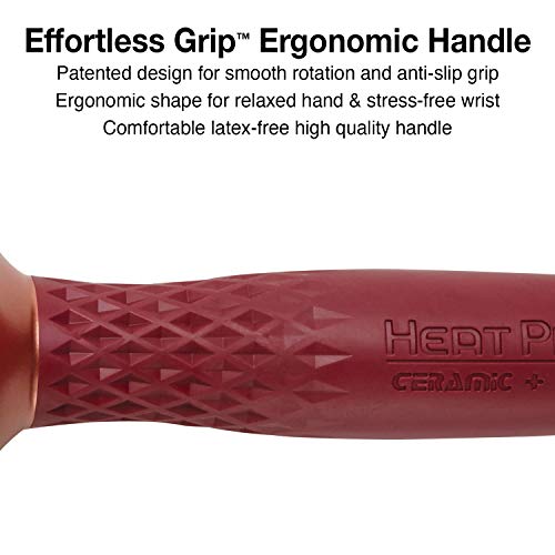 Olivia Garden HeatPro 1/2-Inch Thermal Round Brush - Heat Resistant Up to 550°F, Not Electrical