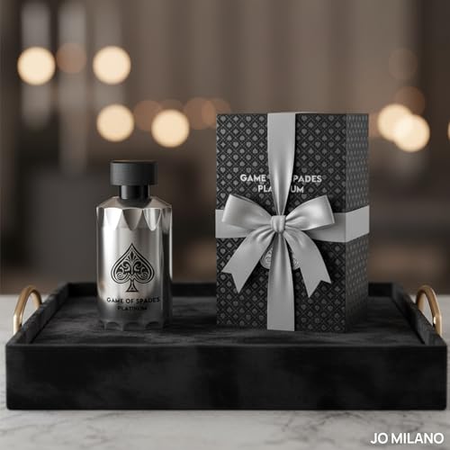 Jo Milano Game of Spades Platinum Parfum Spray 3.4 oz Unisex Long Lasting Fragrance