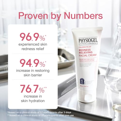 Physiogel Redness Reducing Moisturizer for Sensitive Skin 3.4 fl oz Pack of 2