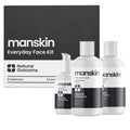 Men's Anti-Aging Skin Care Kit - Facial Cleanser, Toner & Moisturizer Set