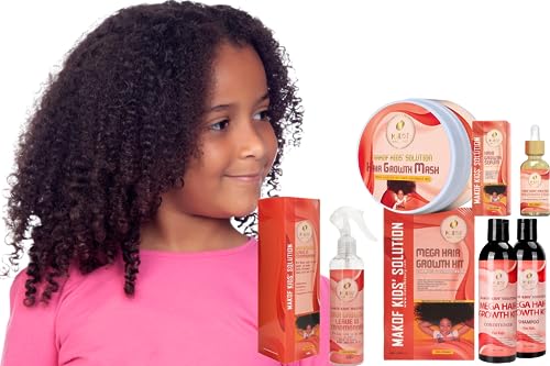 Kids Hair Growth Shampoo & Conditioner Set with Natural Oils - Nourishing & Hydrating