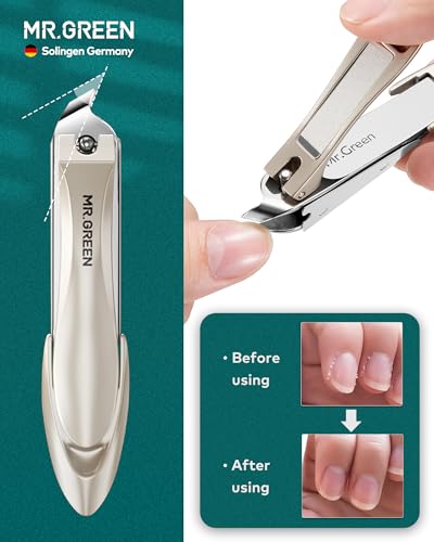 Luxury Orange Brown 3-Piece Nail Clippers Set with Leather Case - Manicure Kit