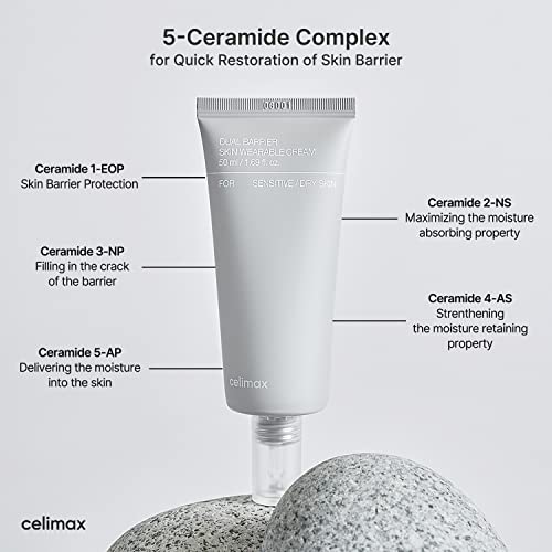 celimax Dual Barrier Skin Wearable Cream 50ml + Dual Barrier Skin Boosting Serum 30ml + Dual Barrier Mild Gel Cleanser 200ml Bundle