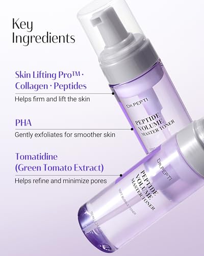Peptide Volume Master Toner with Bubble Foam & PHA BHA - 5.24 fl oz