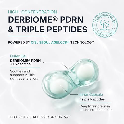 CISL SEOUL PDRN + Triple Peptide Recovery Cream for Sensitive Skin, Korean Moisturizer, 1.69 fl oz