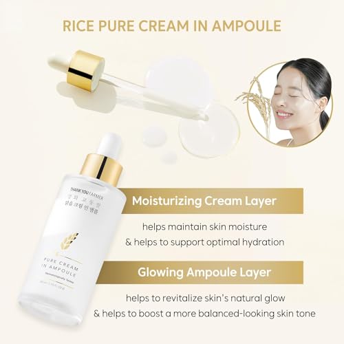 THANKYOU FARMER Rice Glow Ampoule for Radiance & Hydration 1.75 fl oz