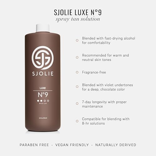 32oz Violet Spray Tan Solution - Medium Blend Hydrating Sunless Tanning