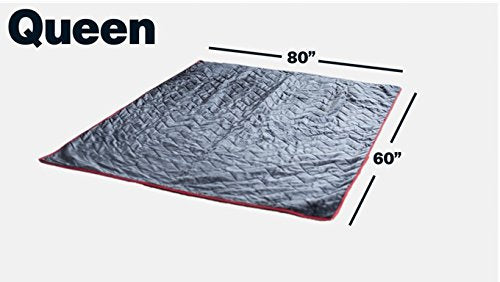 Queen Insulated Thermal Mattress Topper for Camping & Outdoors - Keeps You Warm