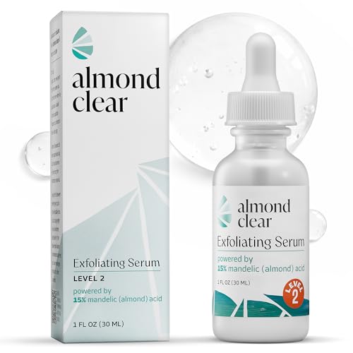 Almond Clear Mandelic Acid Level 2 Serum - Body Acne & Dark Spot Remover 1 Fl Oz - Extra Strength