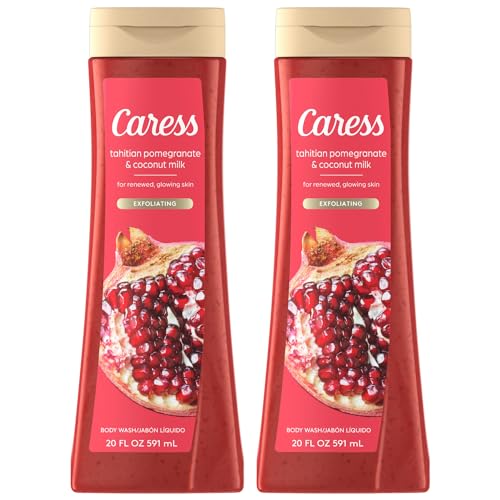 Caress Tahitian Pomegranate & Coconut Milk Body Wash 2-Pack, 20 Fl Oz Each