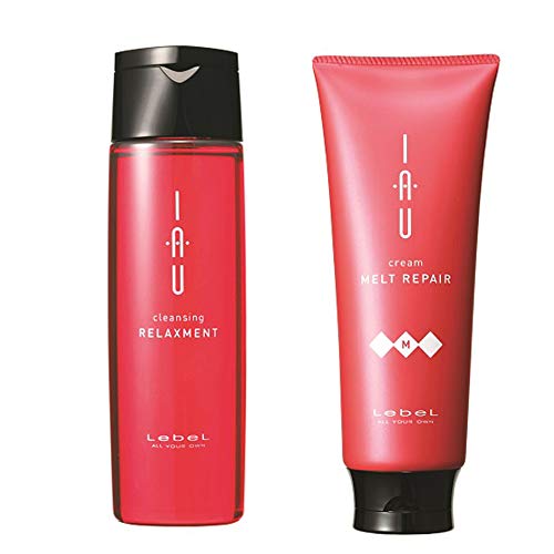 Lebel IAU Hair Care Set - Cleansing Shampoo & Melt Repair Treatment