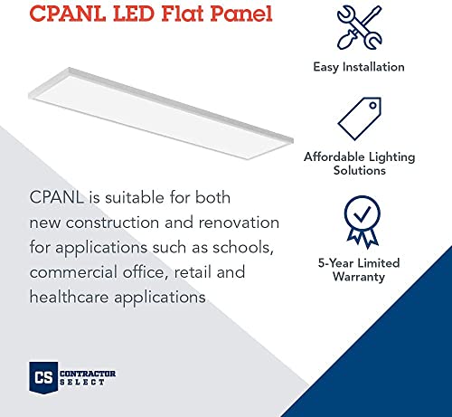 LED Flat Panel Light 1x4 Feet Switchable White 4000 Lumens Ceiling Light