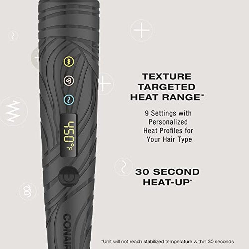 Conair The Curl Collective Ceramic Pressing Hot Comb, Sleek Straight Simple Pressing Comb Design Reaches Close to The Roots for Silky Straightening Root to Tip