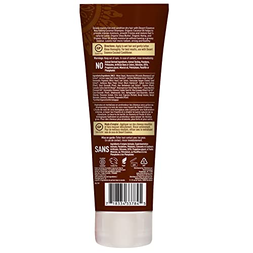 Desert Essence Coconut Moisturizing Shampoo Set - 8 Fl Oz Pack of 2