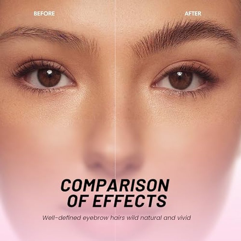 2 Pack Eyebrow Pen, Waterproof Microblading Eyebrow Pencil, 2-in-1 4 Tip Eye Brow Makeup Pen for Women with Precise Curved Brush-Tip Create Natural Hair-Like Brows, Last All-Day (Natural Brown)