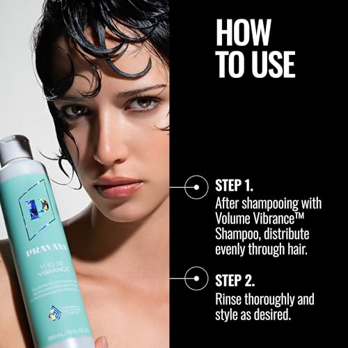 Pravana Volume Vibrance Conditioner 10 Fl Oz - Lightweight, Thickening, Vegan