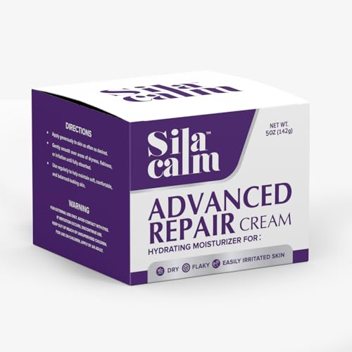 Silacalm Advanced Repair Cream 5 oz Deep Hydrating Moisturizer for Sensitive Skin - Pack of 1