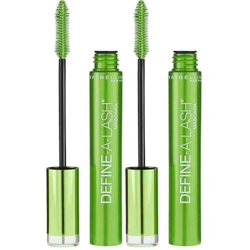 Maybelline Lengthening Mascara, Very Black | Define-A-Lash | Washable Formula | Longer-looking Lashes | Pack of 2