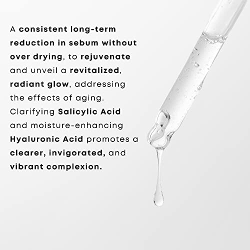 Niacinamide Serum for Face - Minimizes Pores, Balances Sebum & Strengthens Moisture Barrier with Hyaluronic Acid - 1 oz