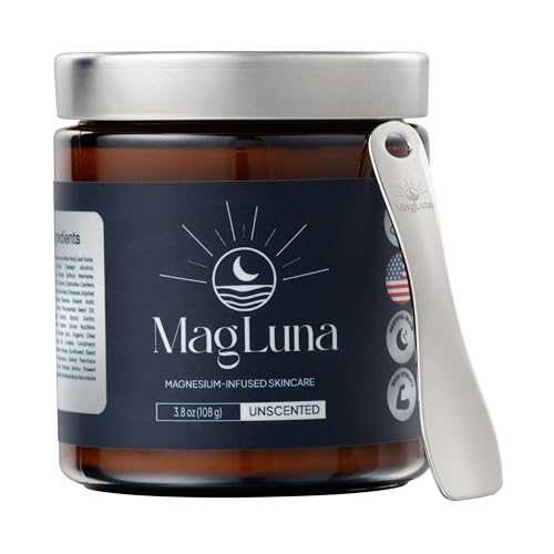 Magnesium Cream ? 3.8 oz | Relaxing Magnesium Lotion for Sleep Support, Muscle Recovery & Tension Relief | Fast-Absorbing, Non-Greasy, Natural Skincare (Unscented)