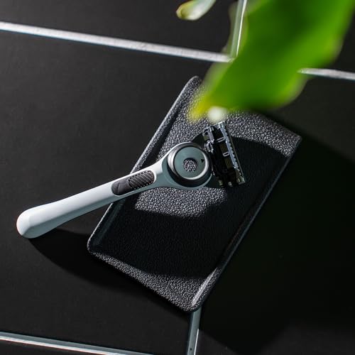 GALLINE Carbon Blade Saver Pad (Black Manner Upgrade Version) ? Extends Razor Life up to 12x, Compatible with Gillette Multi-Blade Razors, Made in Korea.