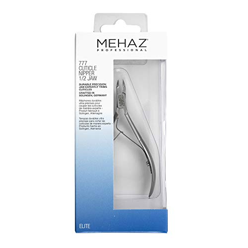 Mehaz Cuticle Nipper 777 - 4 Inch Handle, Stainless Steel Cobalt, Precision Manicure Tool