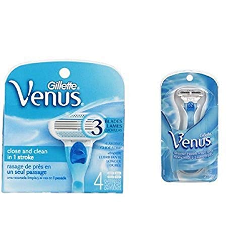 Gillette Venus Women's Razor Bundle with 1 Razor & 6 Refills