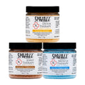 Spazazz RX Therapy Muscle Detox Bath Salt Crystals 4oz 3 Pack Gift Set