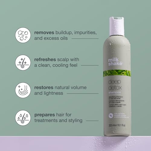 Green Tea Deep Detox Shampoo for Scalp & Hair - 10.1 Fl Oz